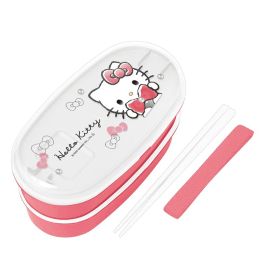 Sanrio｜Hello Kitty Lunch Box｜H89 x W167 x D87mm approx.