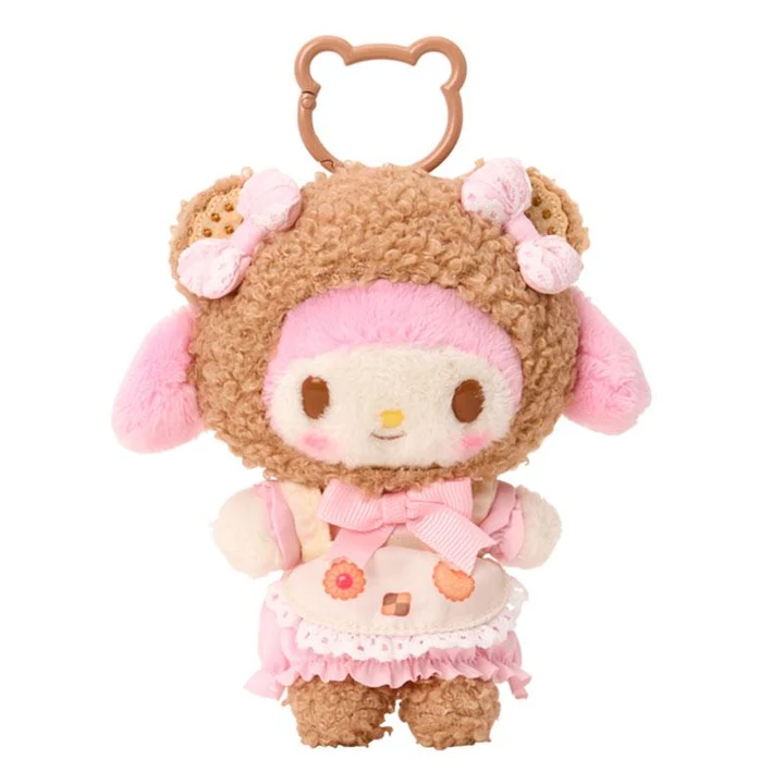 Sanrio｜Cookie Fluffy Bear Mascot Holder /Plush Keychain｜9.5×6×13cm approx.