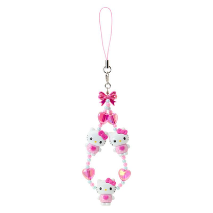 Sanrio｜Tokimeki Pop Beads Heisei Retro Y2K 3D Mascot Hand Strap/Phone Charm｜ 5×1.5×11cm approx.