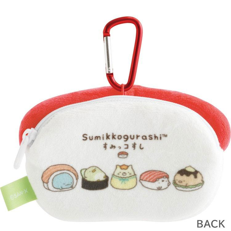 Sumikko gurashi｜Anytime Sushi Plush Pouch｜80 x 130 x 20mm approx.