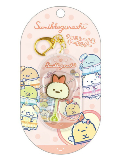 Sumikko gurashi｜Dreaming Idol Chocolate Style Acrylic Keychain/Keyring｜80×44×7mm approx.