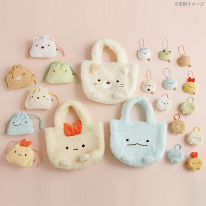Sumikko gurashi｜Plush Face Mini Mirror Keychain ｜60 x 70 x 35mm approx.