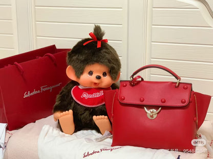 Monchhichi｜Premium Standard Brown Plush Dolls/Plush Toy｜L/H41 x W34 x D13cm approx.