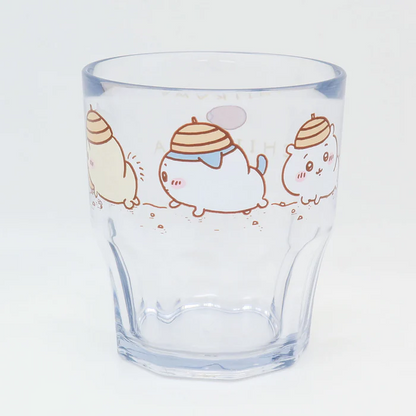chiikawa吉伊卡哇｜OSK Chiikawa Plastic Cup可爱耐摔角色透明树脂杯/杯子/洗碗机/干燥机可用｜300ml