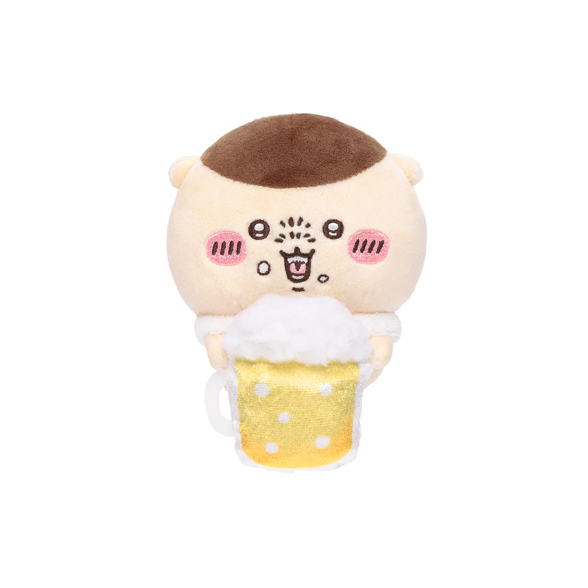 chiikawa｜Hook-and-loop Watching from Your Desktop Plush Dolls/Plush Toy｜120×90×75mm approx.