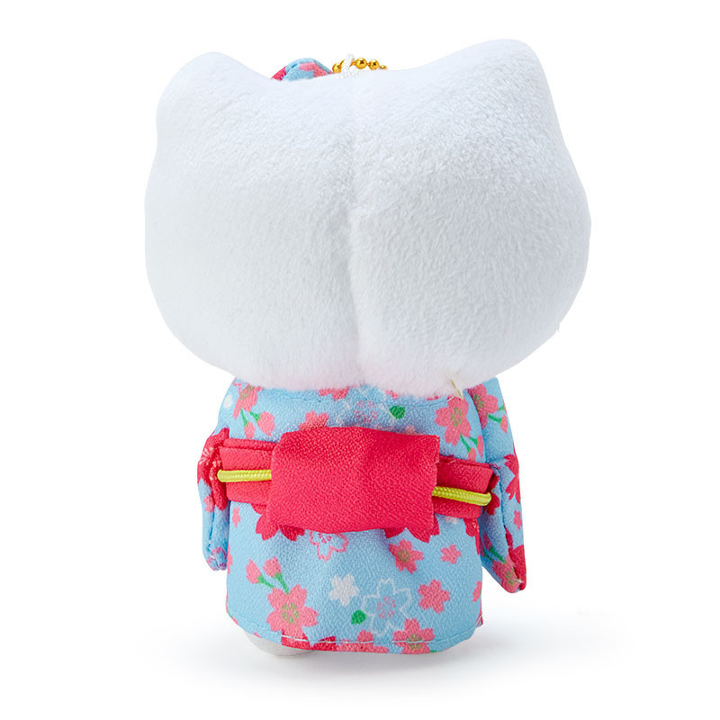 Hello kitty｜Sakura Kimono Mascot Holder /Plush Keychain｜5.5×8×12cm approx.