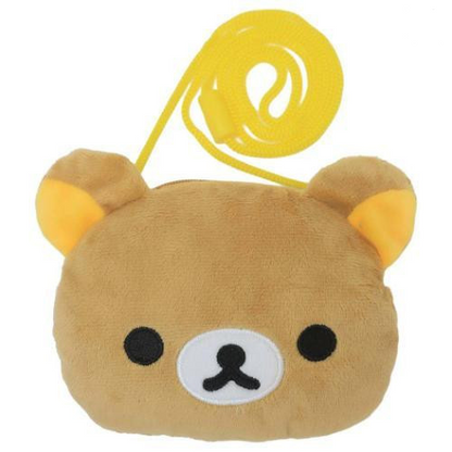 Rilakkuma｜Mascot Neck Pouch ｜ H9.5 x W13 x D4.5cm