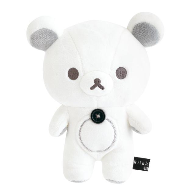 Rilakkuma｜San-x Basic Rilakkuma Monochrome Plush Dolls/Plush Toy｜165 x 135 x 80 mm approx.