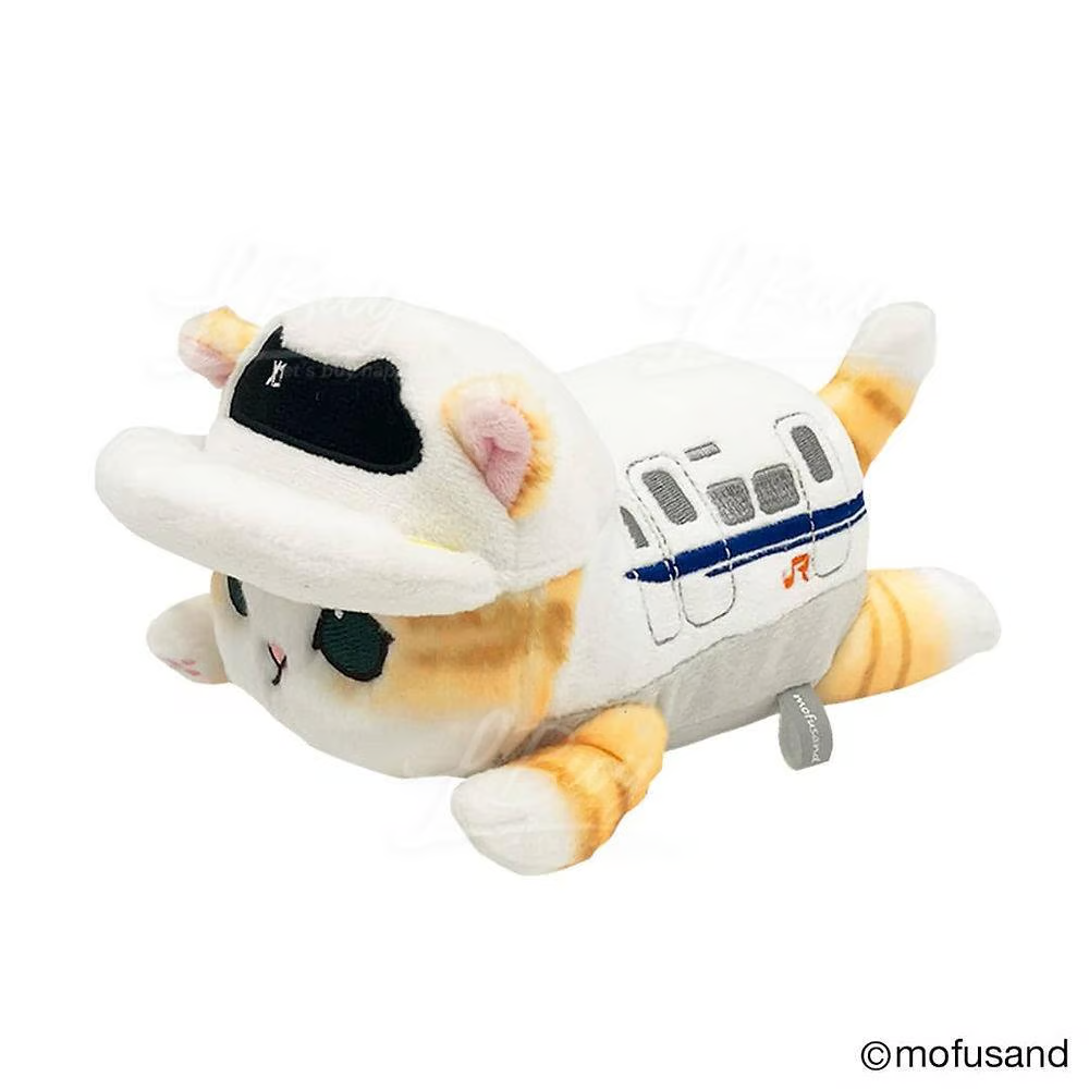 Mofusand｜JR Tokaido Shinkansen Plush Dolls/PlushToy｜H100×W135×D210mm approx.
