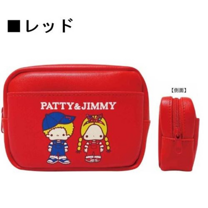 Sanrio｜Patty &amp; Jimmy Multi Pouch｜H80 x W110 x D40mm approx.