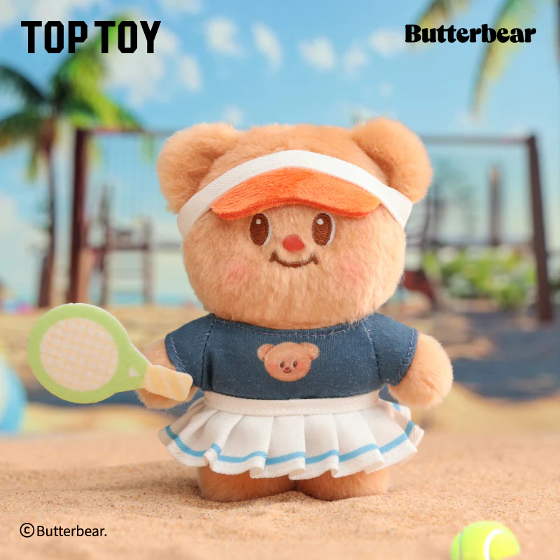 TOPTOY Butterbear Versatile Wardrobe Plush Keychain Series Blind Box