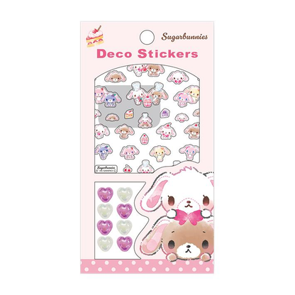 Sanrio｜Sugarbunnies Deco Sticker｜140×75mm approx.