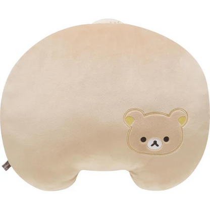 Rilakkuma轻松熊｜BASIC RILAKKUMA Favorite Things Cushion Bottom Die-cut San-X可爱角色超好rua屁屁造型抱枕/靠垫｜约280×350×150mm