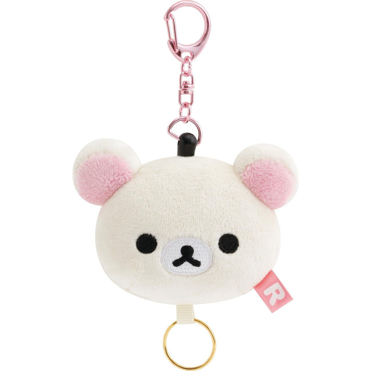 Rilakkuma｜Face Mascot Reel Keychain｜55×65×45mm approx.