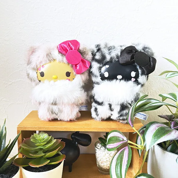 Sanrio｜Hello Kitty Fine Face Leopard Mascot Holder /Plush Keychain｜11×14×7cm approx.