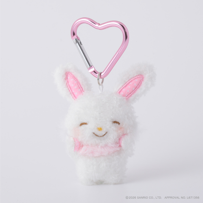 Sanrio｜Cheek Squeeze Mini Mascot Holder /Plush Keychain｜H75mm approx.