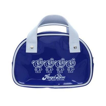 Angel Blue｜Y2K Fashion  Enamel bag-style pen pouch｜H175 x W195 x D50mm approx.