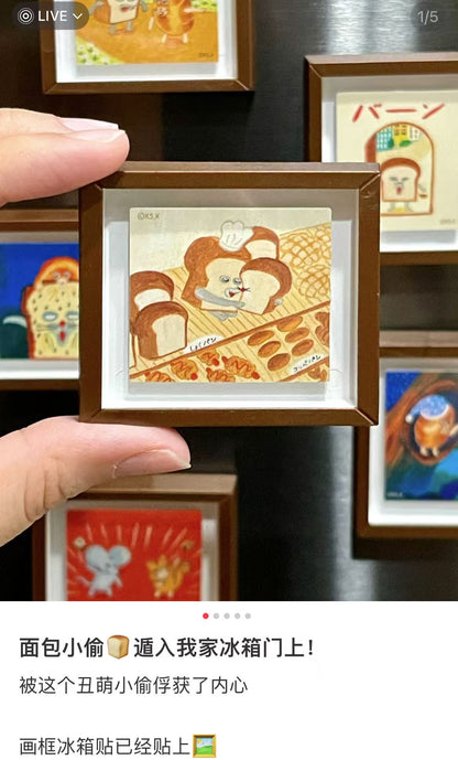 hobonichi｜Frame Magnet Collection [vol.2 ]mystery bag/blind box/All 6 types｜1pcs