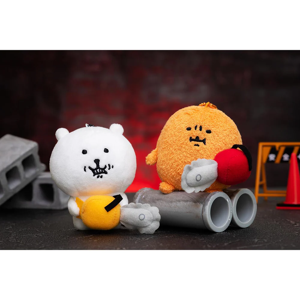 Nagano嘲讽熊｜Market Petit Mini Mascot电锯薯饼可乐饼/电锯熊挂件｜约H100×W110×D60mm