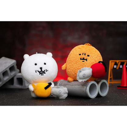 Nagano嘲讽熊｜Market Petit Mini Mascot电锯薯饼可乐饼/电锯熊挂件｜约H100×W110×D60mm