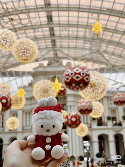 Miffy｜santa Mascot Holder /Plush Keychain｜H10cm approx.
