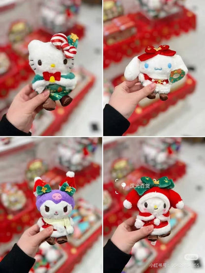 Sanrio｜Christmas Mascot Holder /Plush Keychain｜13×7×17cm approx.