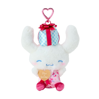 Sanrio｜55th Anniversary Wrapping Paper Mascot Holder /Plush Keychain｜15.7 x 11.7 x 7.0cm approx.