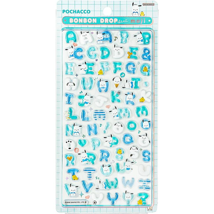 Sanrio｜Moji Standard Bonbon Drop Puffy 3D Stickers｜95×170×5mm approx.