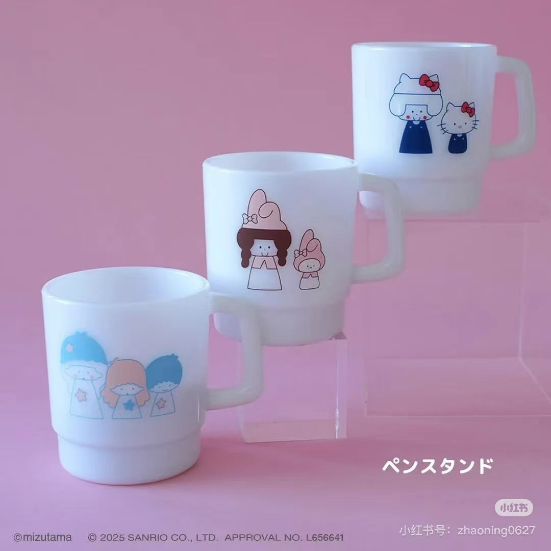 Sanrio｜Pen Stand mizutama x Sanrio characters｜φ70×H80mm approx.