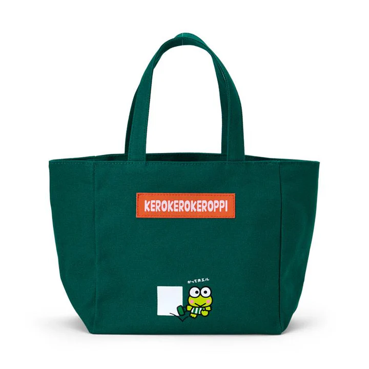 Sanrio｜Everyday Kero Kero Keroppi Frog Mini Tote Bag｜21×12×20cm approx.