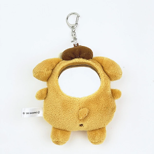 Sanrio｜Sunburn Plush Mirror Keychain｜11.5cm x 9cm x 1.5cm approx.
