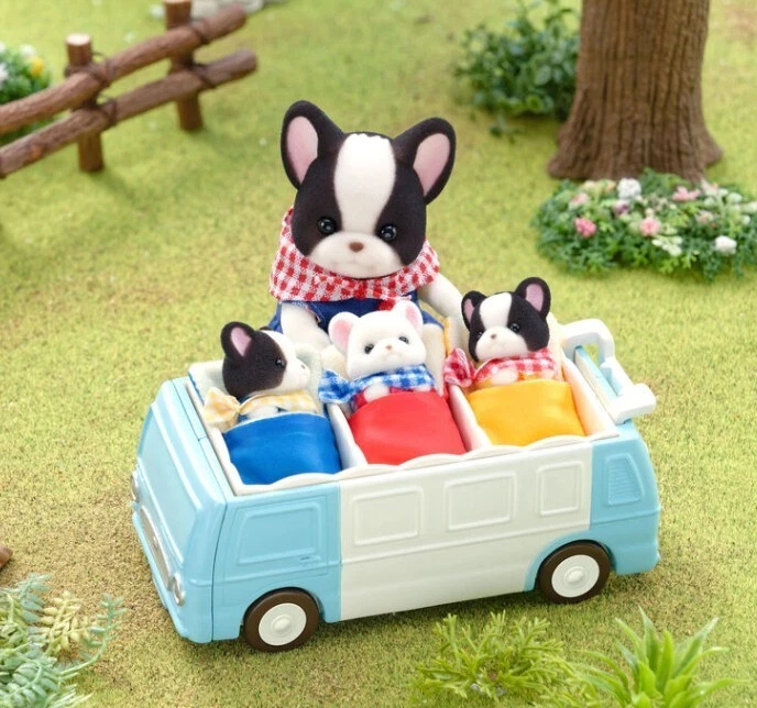 SylvanianFamilies｜French Bulldog Triplets Exciting Outing EPOCH Calico Critters