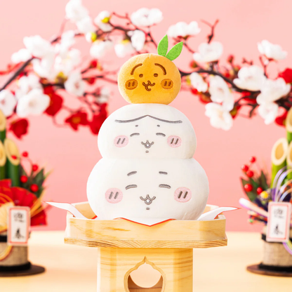 chiikawa｜New Year Collection Kagamimochi Plush Dolls/Plush Toy｜H180 x W110 x D90mm approx.