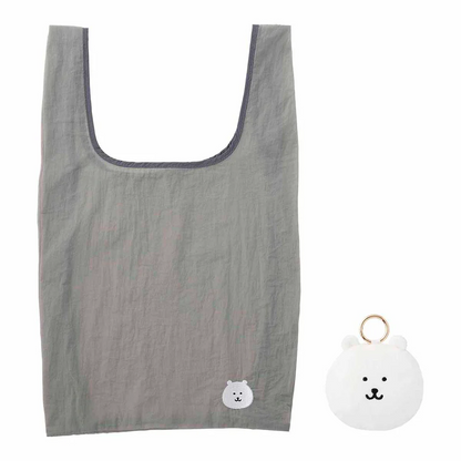 Nagano｜Characters Ecobag Included Mascot/ plush keychain (Nagano bear) ｜H100×W110×D50mm Approx.