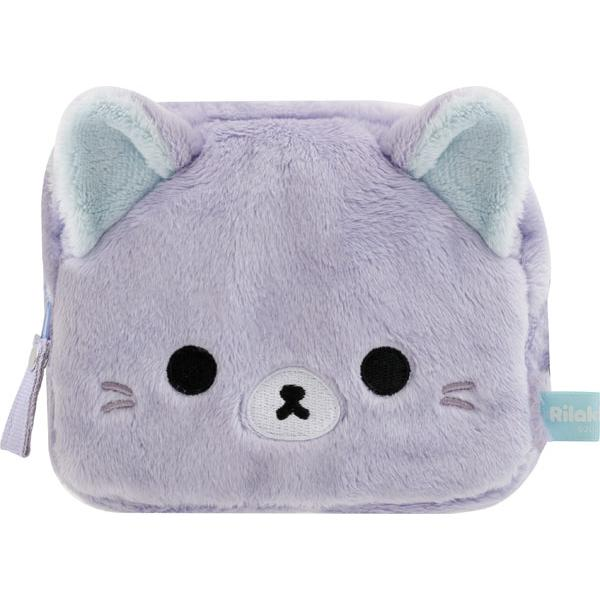 SANX｜Rilakkuma and Awawa Neko Plush Multi-Case｜110 x 130 x 30 mm approx.