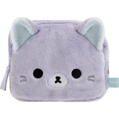 SANX｜Rilakkuma and Awawa Neko Plush Multi-Case｜110 x 130 x 30 mm approx.