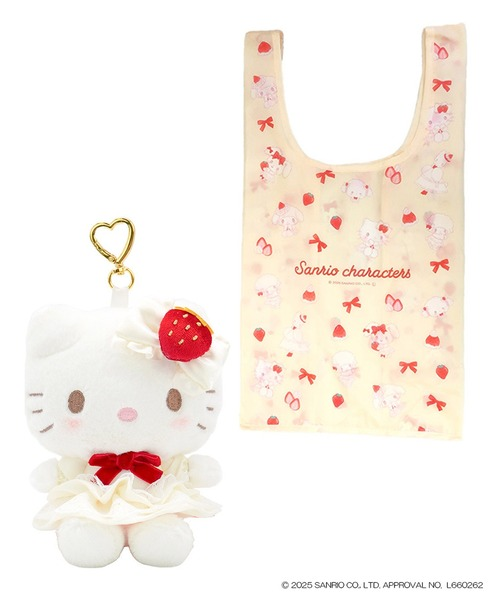 Sanrio｜Sweet Cakes Collection Plush Eco Bag｜12×8×15cm approx.