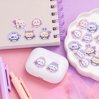 chiikawa｜Angel♡Demon Flake Sticker｜21 piece
