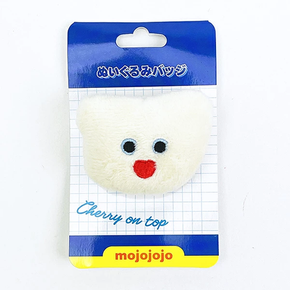 Mojojojo｜CHERRY ON TOP Face plush badge ｜H150 x W60 x D30mm approx.