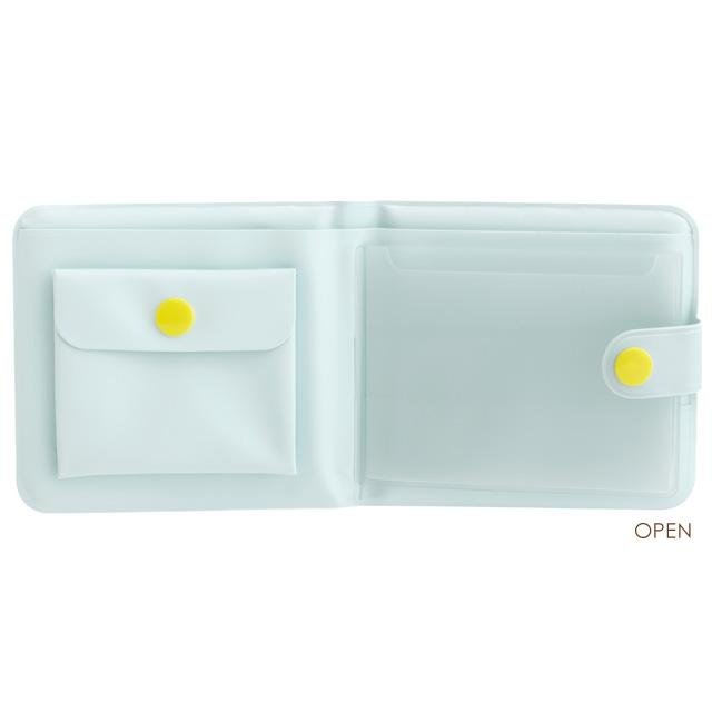 SANX｜Small Vinyl Wallet｜90×95×10mm approx.