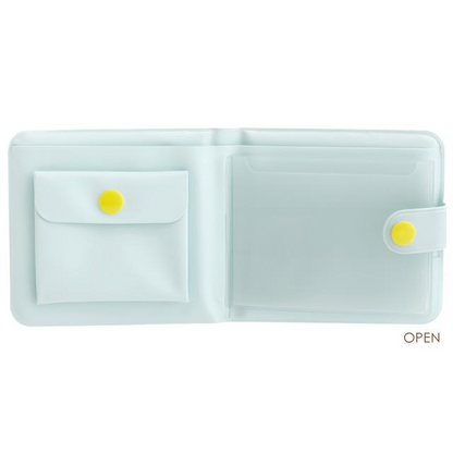 SANX｜Small Vinyl Wallet｜90×95×10mm approx.