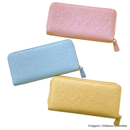 Chiikawa｜Print Patch type folding long wallet｜97×197×23mm approx.
