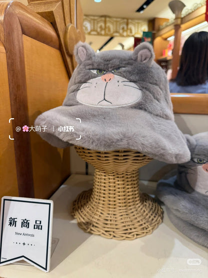 Disney迪士尼｜Lucifer WINTER PARK FASHION HAT东迪冬日限定路西法毛绒渔夫帽/帽子｜头围约60cm