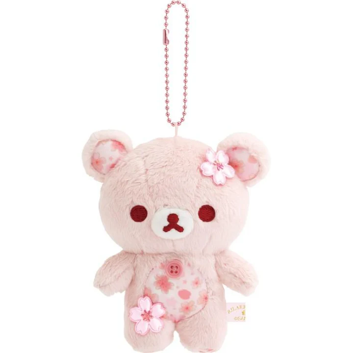 Rilakkuma｜Sakura Cherry Blossom Mascot Holder /Plush Keychain｜125×105×65mm approx.
