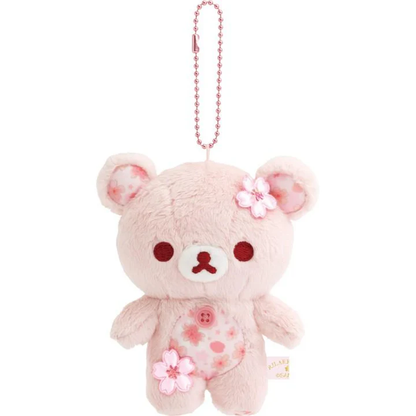 Rilakkuma｜Sakura Cherry Blossom Mascot Holder /Plush Keychain｜125×105×65mm approx.