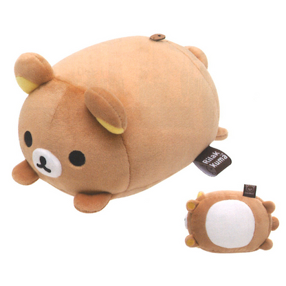 Rilakkuma轻松熊｜San-X Super Soft Plush超好rua可爱角色趴趴迷你毛绒玩偶/公仔｜约9 × 10 × 15 cm
