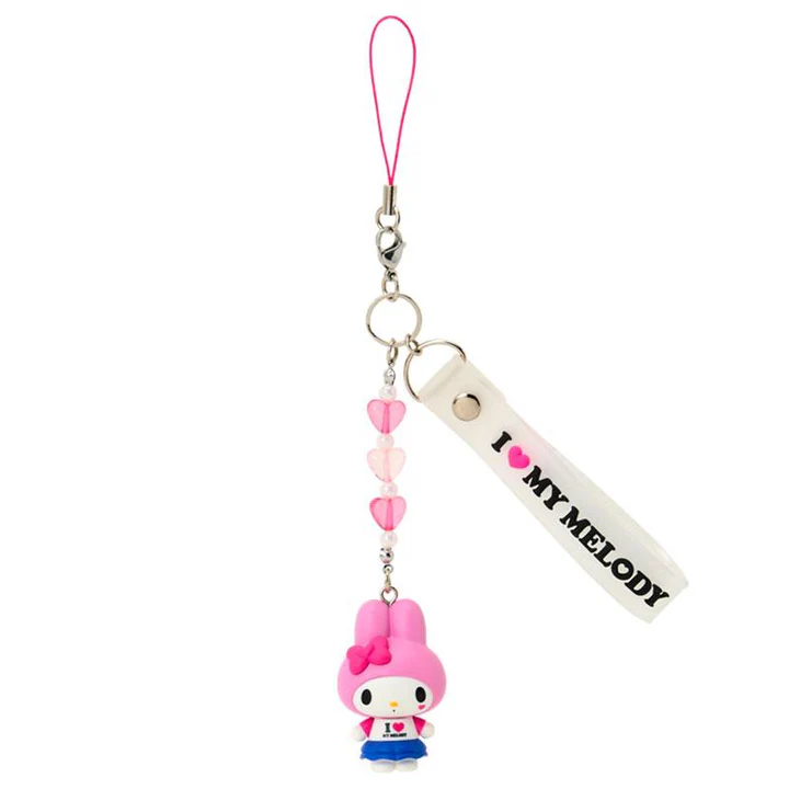 Sanrio｜I Love Sanrio Characters Mascot Strap｜ 3×2.4×4cm approx.