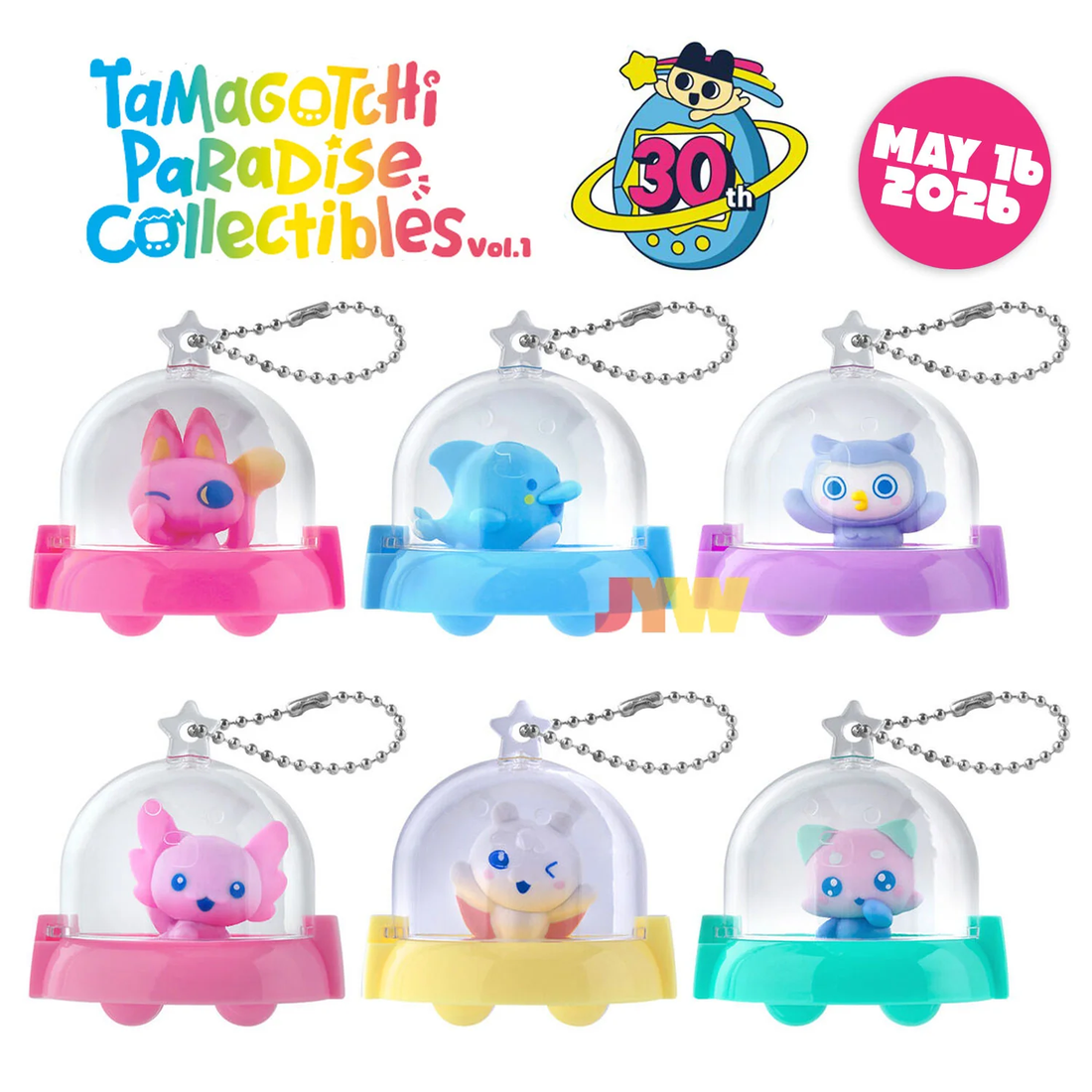 Tamagotchi｜Paradise Collectibles Vol.1 Keychain mystery bag/blind box/All 6 types｜1pcs