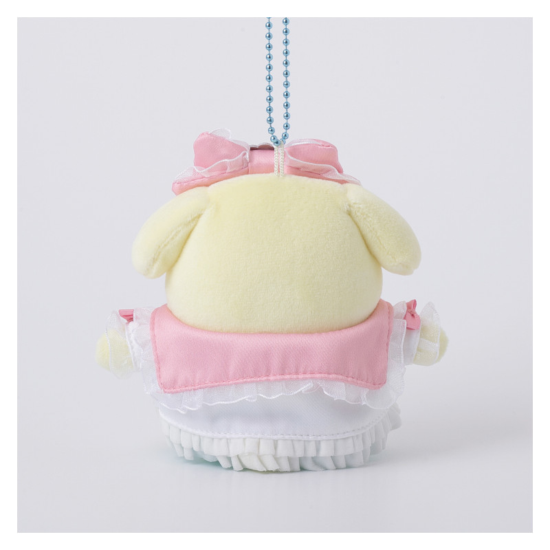 Sanrio｜Pompompurin Hospitality Party Squishy Mascot Holder /Plush Keychain｜H85mm approx.