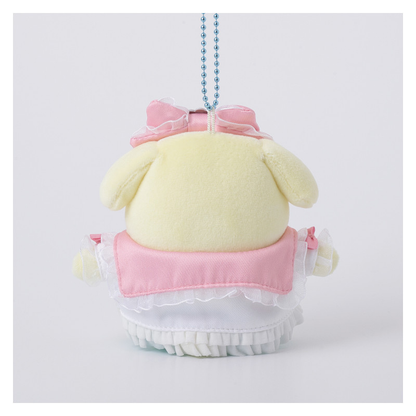 Sanrio｜Pompompurin Hospitality Party Squishy Mascot Holder /Plush Keychain｜H85mm approx.